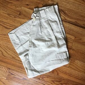 Zara Beige Linen Pants
